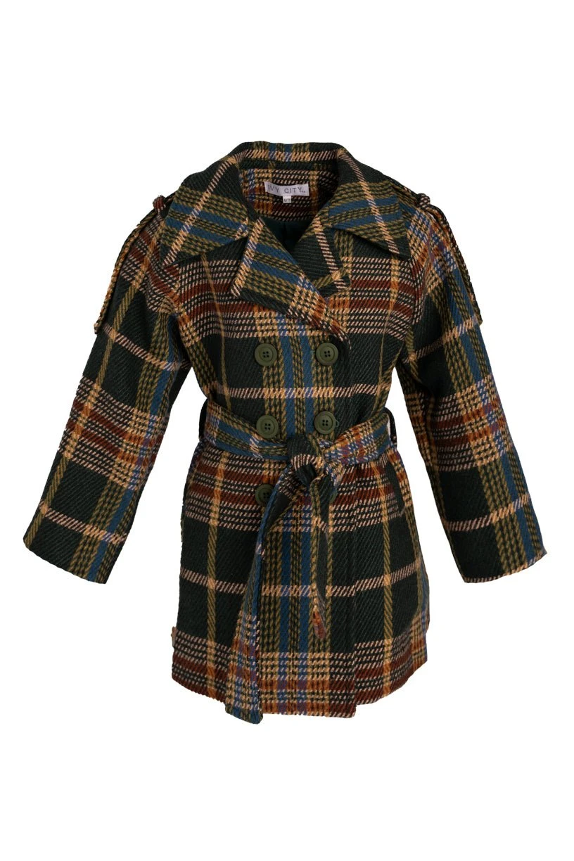 Mini Holly Plaid Coat - FINAL SALE 2 Mini Holly Plaid Coat - FINAL SALE - Image 2