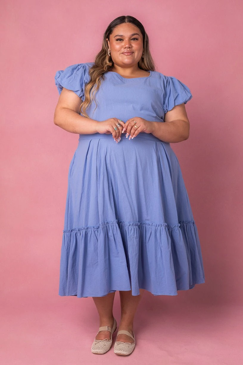 Dahlia Dress In Blue 8 Dahlia Dress In Blue - Image 8