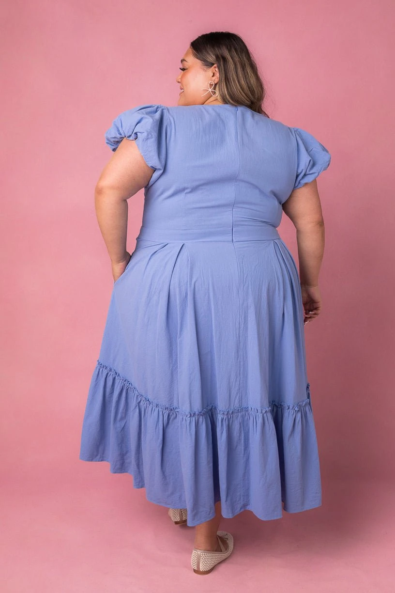 Dahlia Dress In Blue 7 Dahlia Dress In Blue - Image 7