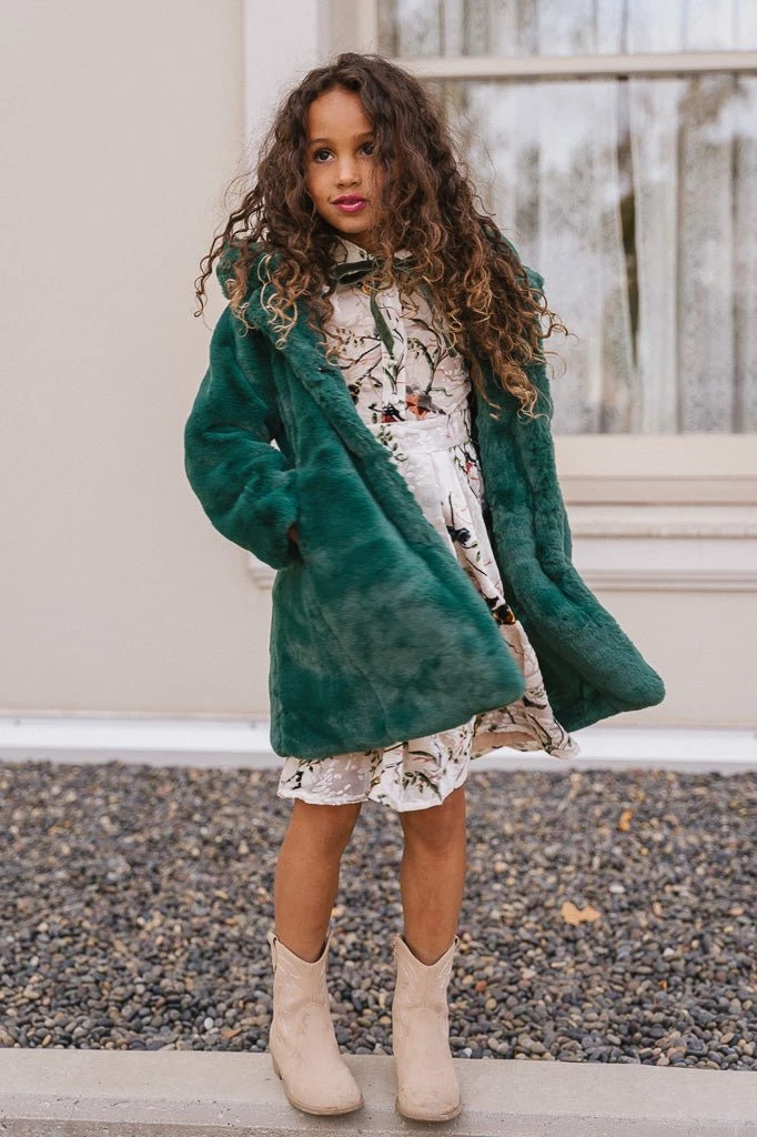 Mini Willa Coat In Green - FINAL SALE 10 Mini Willa Coat In Green - FINAL SALE - Image 10