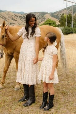 Mini Delia Dress In Ditsy Floral -Fashion Clothing Store DeliaDitsyFloral QuietMeadows F23 06 892938