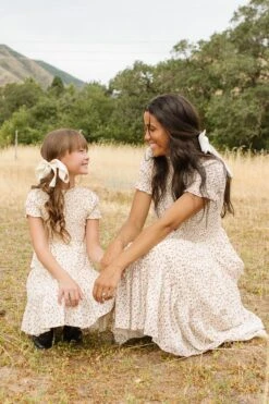 Mini Delia Dress In Ditsy Floral -Fashion Clothing Store DeliaDitsyFloral QuietMeadows F23 14 828149