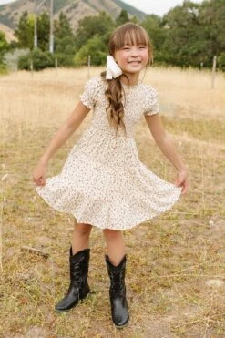 Mini Delia Dress In Ditsy Floral -Fashion Clothing Store DeliaDitsyFloral QuietMeadows F23 15 467796