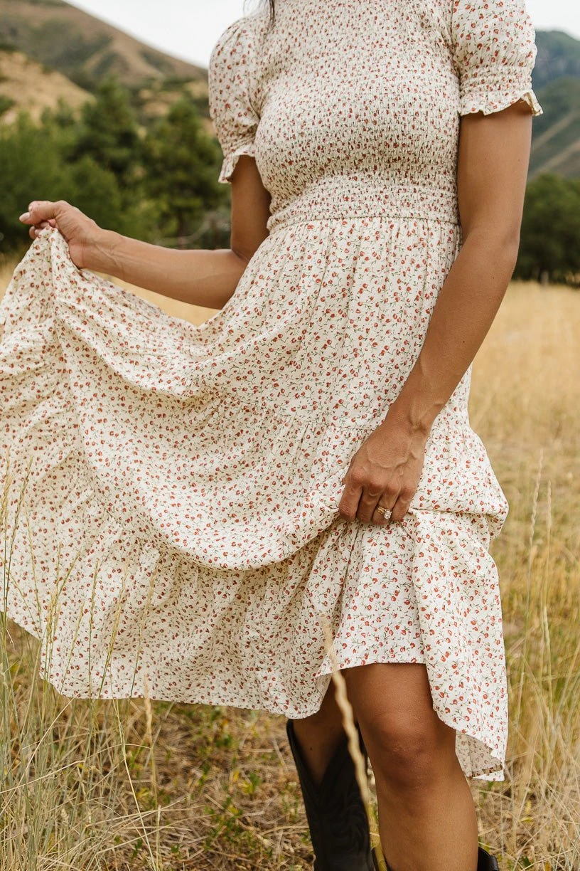 Delia Dress In Ditsy Floral 13 Delia Dress In Ditsy Floral - Image 13