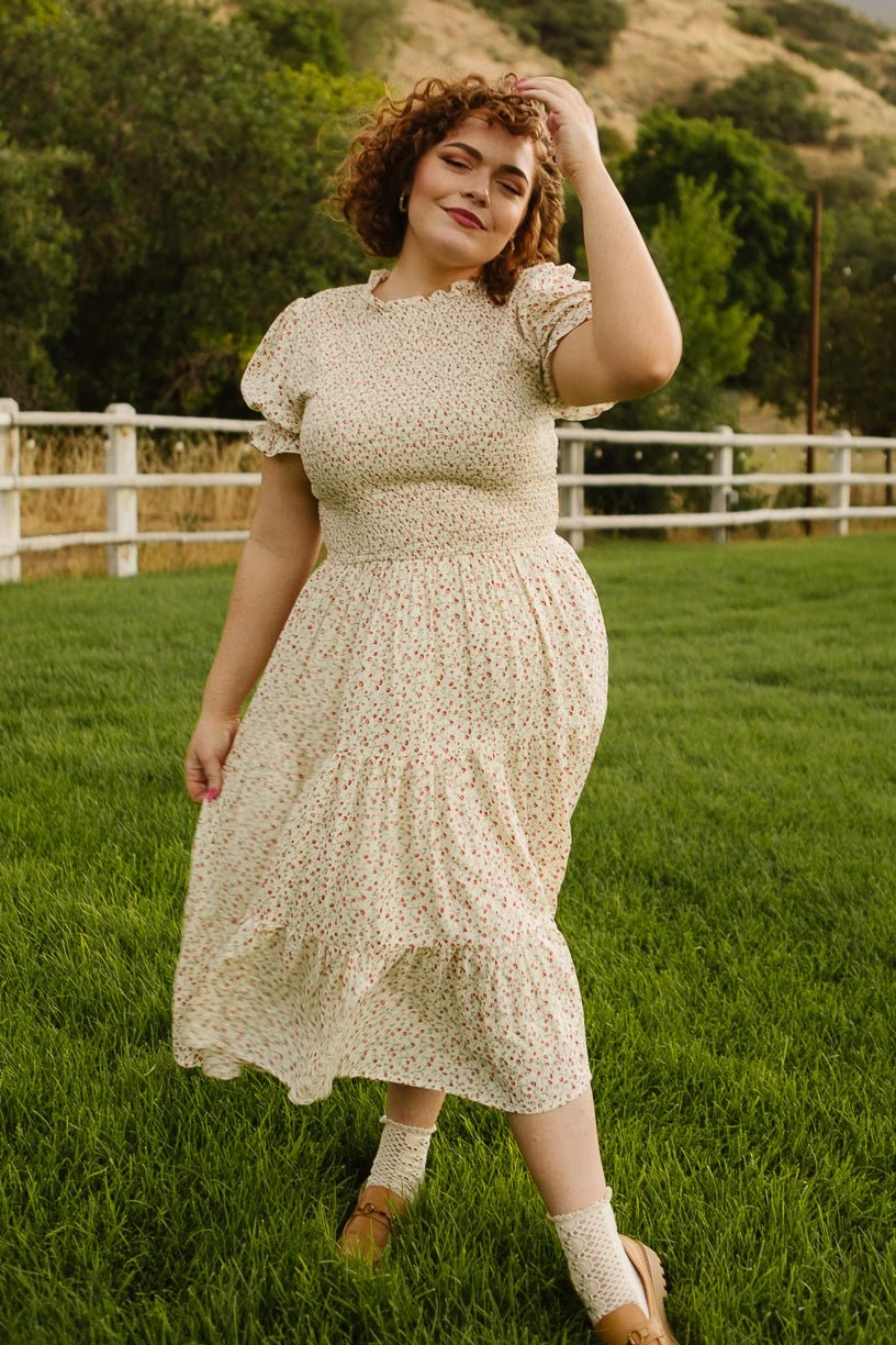 Delia Dress In Ditsy Floral 2 Delia Dress In Ditsy Floral - Image 2