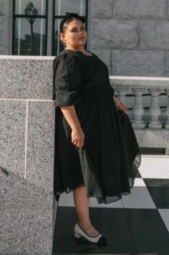 Do-Re-Mi Dress In Black - FINAL SALE -Fashion Clothing Store DoReMiBlack Capitol N23 19 875236