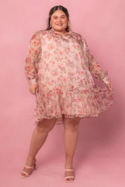 Eleanor Dress In Pink Floral - FINAL SALE -Fashion Clothing Store Eleanor Studio 07 961310