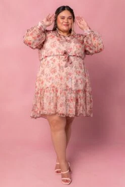 Eleanor Dress In Pink Floral - FINAL SALE -Fashion Clothing Store Eleanor Studio 10 755743