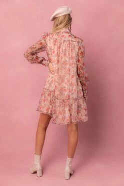 Eleanor Dress In Pink Floral - FINAL SALE -Fashion Clothing Store Eleanor Studio 26 475651