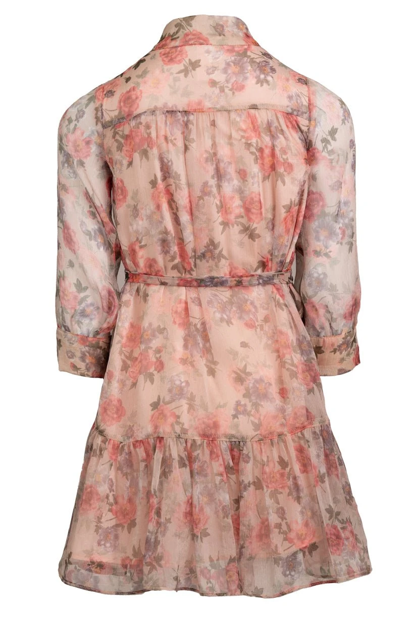 Mini Eleanor Dress In Pink Floral - FINAL SALE 9 Mini Eleanor Dress In Pink Floral - FINAL SALE - Image 9