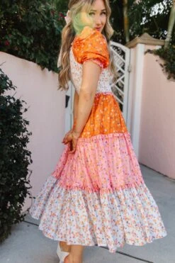 Emily Dress In Sorbet -Fashion Clothing Store EmilySorbet Florida SS23 20 212418