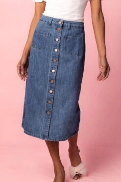Emma Denim Skirt -Fashion Clothing Store EmmaDenim Studio Spring1 2 2 758217