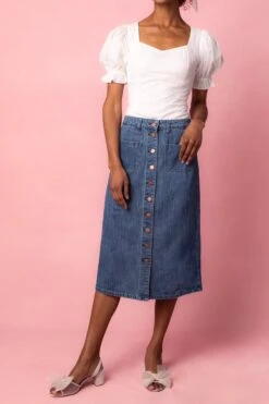 Emma Denim Skirt -Fashion Clothing Store EmmaDenim Studio Spring1 3 2 617597