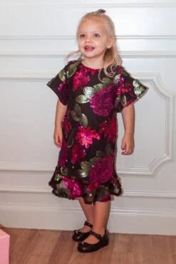 Mini Evelyn Dress In Floral Sequin - FINAL SALE -Fashion Clothing Store Evelyn TashHome H23 48 434634