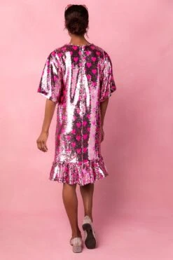 Evelyn Dress In Sequin Hearts 16 Evelyn Dress In Sequin Hearts -Fashion Clothing Store EvelynHearts 02