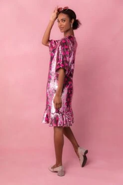 Evelyn Dress In Sequin Hearts 14 Evelyn Dress In Sequin Hearts -Fashion Clothing Store EvelynHearts 03