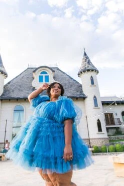 Pixie Dress In Blue - FINAL SALE -Fashion Clothing Store FAIRYTALE pixie4x 7860 764128