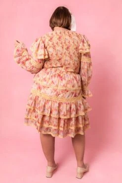 Farrah Dress In Yellow -Fashion Clothing Store Farrah Studio Spring1 12 379159