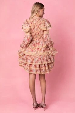 Farrah Dress In Yellow -Fashion Clothing Store Farrah Studio Spring1 4 766288