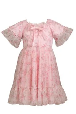 Mini First Love Dress -Fashion Clothing Store FirstLove Pink mini front 785607