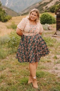 Flowers For All Dress - FINAL SALE -Fashion Clothing Store FlowersForAll ConradRanch F23 18