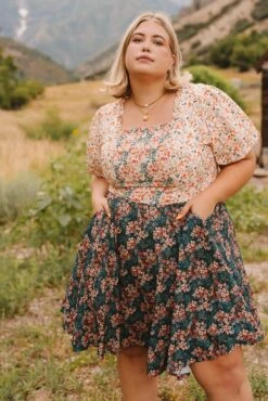 Flowers For All Dress - FINAL SALE -Fashion Clothing Store FlowersForAll ConradRanch F23 22