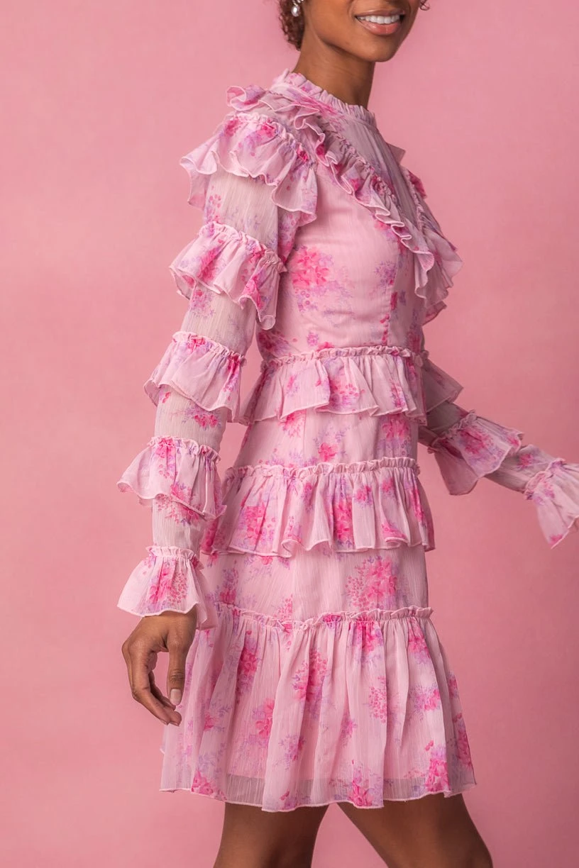 Garden State Dress In Pink - FINAL SALE 6 Garden State Dress In Pink - FINAL SALE - Image 6