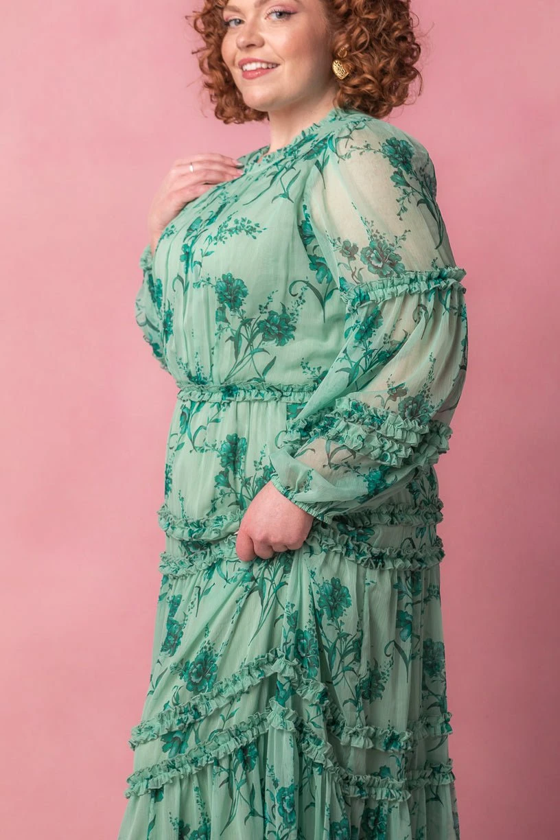 Geneva Dress In Bright Green 7 Geneva Dress In Bright Green - Image 7