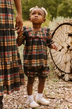 Baby Gracie Dress Set In Plaid - FINAL SALE -Fashion Clothing Store GraciePlaid ConradRanch F23 09 430646