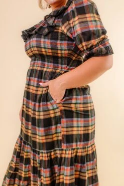 Gracie Dress In Plaid - FINAL SALE -Fashion Clothing Store GraciePlaid Studio F23 02 188302