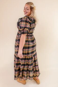 Gracie Dress In Plaid - FINAL SALE -Fashion Clothing Store GraciePlaid Studio F23 05 855304