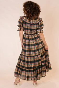 Gracie Dress In Plaid - FINAL SALE -Fashion Clothing Store GraciePlaid Studio F23 09 539657