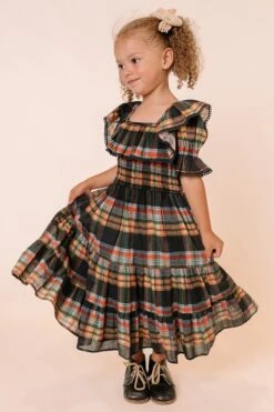 Mini Gracie Dress In Plaid - FINAL SALE -Fashion Clothing Store GraciePlaid Studio F23 11 341394