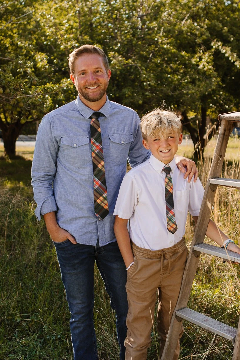 Gracie Men's Tie In Plaid - FINAL SALE 8 Gracie Men's Tie In Plaid - FINAL SALE - Image 8