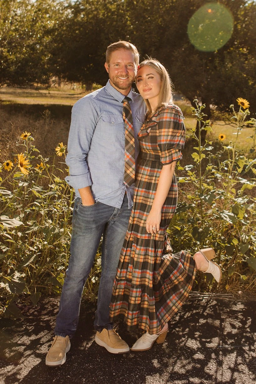 Gracie Men's Tie In Plaid - FINAL SALE 10 Gracie Men's Tie In Plaid - FINAL SALE - Image 10