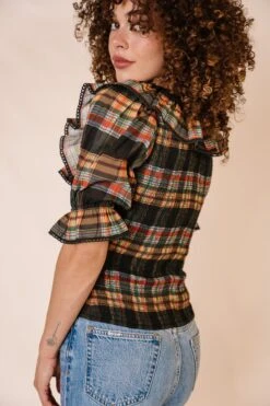 Gracie Top In Plaid - FINAL SALE 15 Gracie Top In Plaid - FINAL SALE -Fashion Clothing Store GraciePlaidTop Studio F23 8 721959