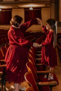 Cosette Midi Dress In Wine - FINAL SALE -Fashion Clothing Store Holiday2 WEB 097 201727