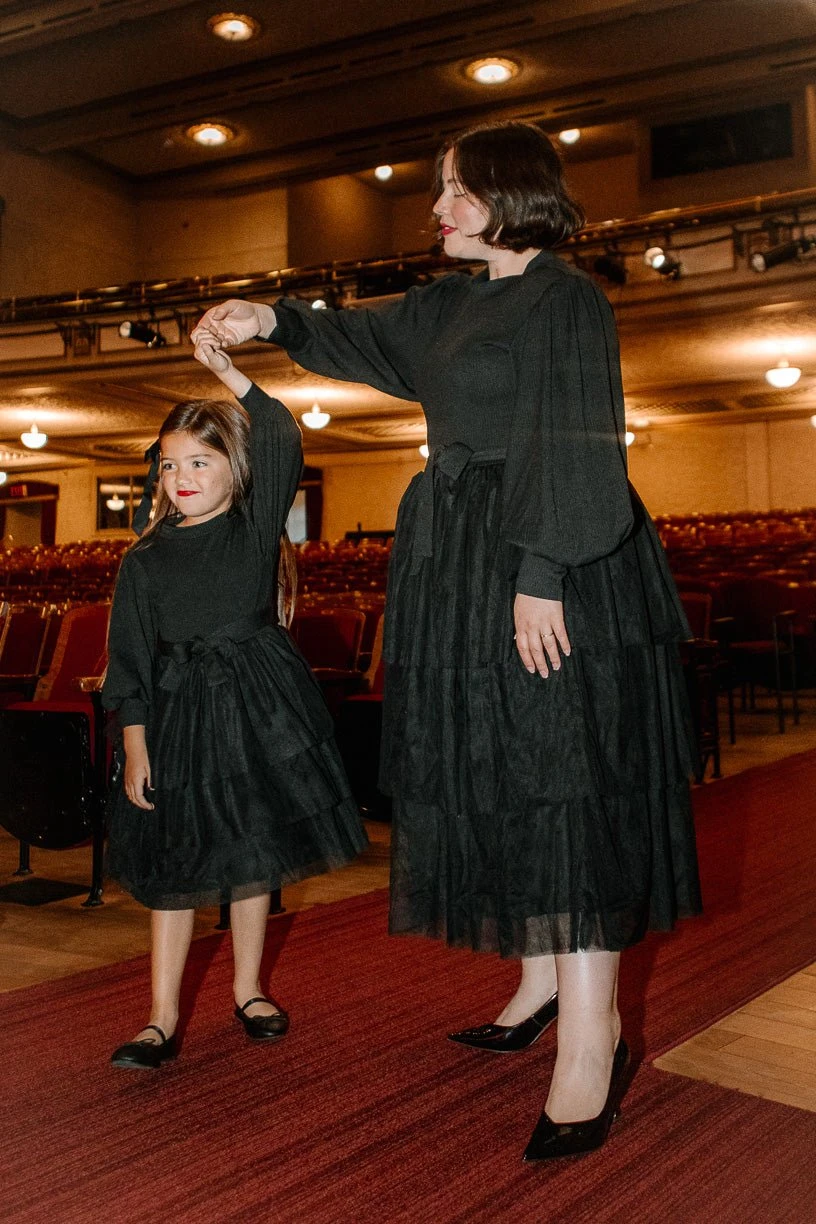 Mini Cosette Dress In Black - FINAL SALE 6 Mini Cosette Dress In Black - FINAL SALE - Image 6