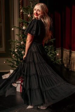 Anastasia Dress In Black 19 Anastasia Dress In Black -Fashion Clothing Store Holiday2 WEB 128 145868