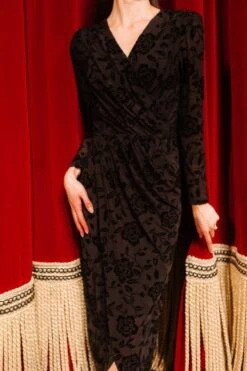 Amaya Burnout Dress In Black - FINAL SALE 19 Amaya Burnout Dress In Black - FINAL SALE -Fashion Clothing Store Holiday2 WEB 79 984840