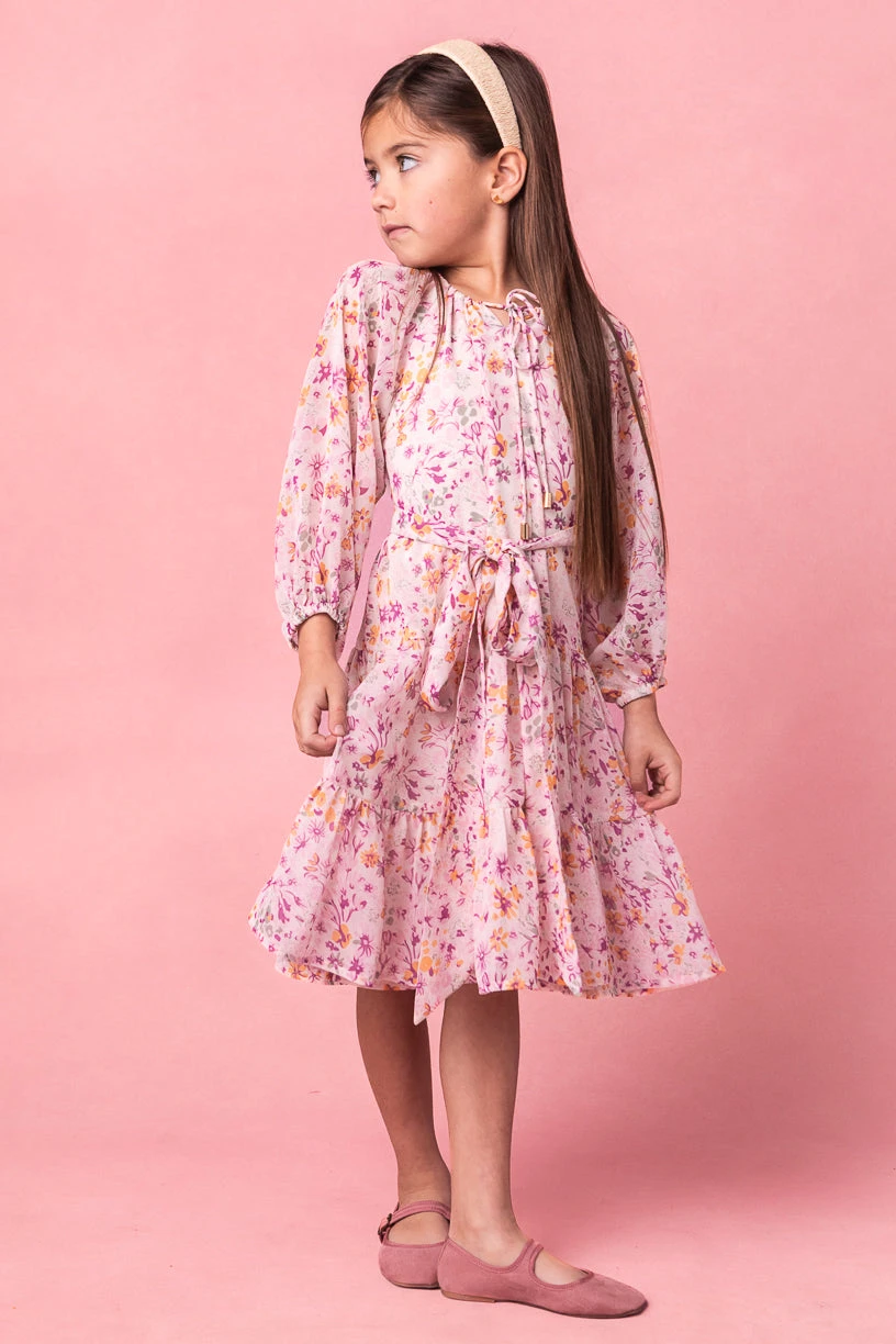 Mini Imogen Dress In Blush 2 Mini Imogen Dress In Blush - Image 2