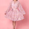 Imogen Short Dress In Blush
