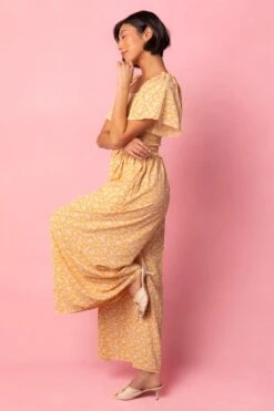 Indie Jumpsuit In Yellow -Fashion Clothing Store IndieYellow Studio Spring1 9 114919