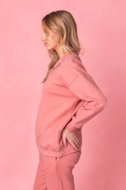 Ivy City Sweatshirt In Pink -Fashion Clothing Store IvySweats Studio Sweats 23 670212