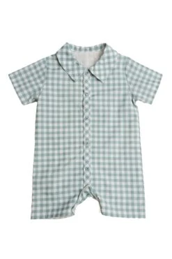 Baby Boy James Romper -Fashion Clothing Store JamesRomper front 651837