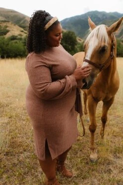 Jensen Dress In Mocha - FINAL SALE -Fashion Clothing Store JensenMocha QuietMeadows F23 118 251736