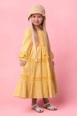 Mini Joella Dress In Yellow -Fashion Clothing Store JoellaYellow Studio Spring1 11 385710