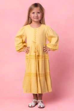 Mini Joella Dress In Yellow -Fashion Clothing Store JoellaYellow Studio Spring1 13 882367