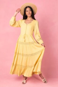 Joella Dress In Yellow