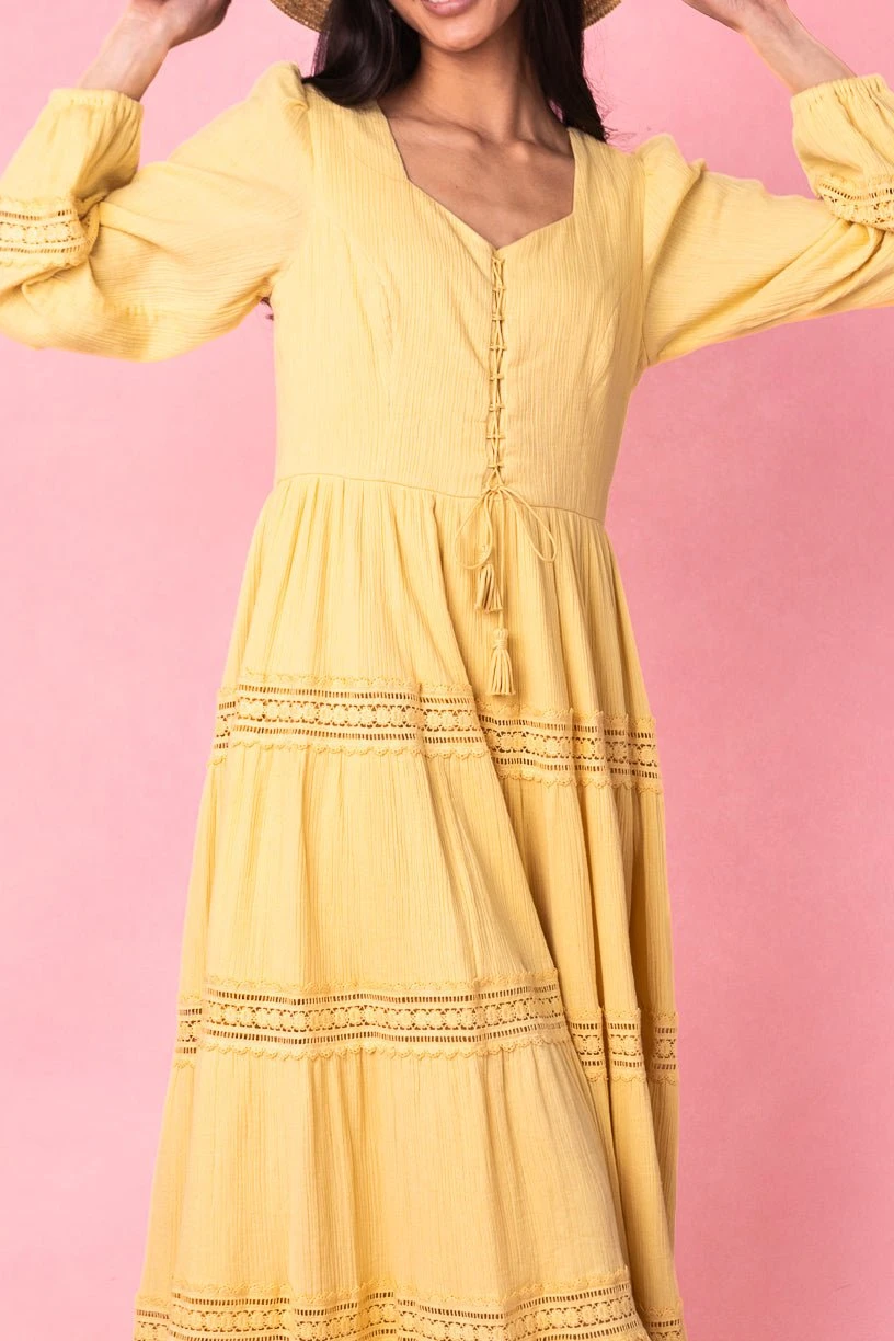 Joella Dress In Yellow 7 Joella Dress In Yellow - Image 7
